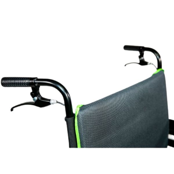 Feather Chair HD Bicycle Style Push Handles At The Back Zoomed In