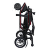 Image of Feather Lightweight Electric Scooter Folded Up Right Side View