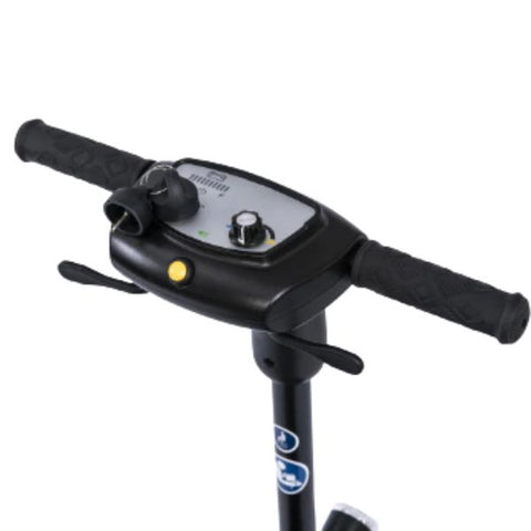 Feather Lightweight Electric Scooter Tiller Zoomed In