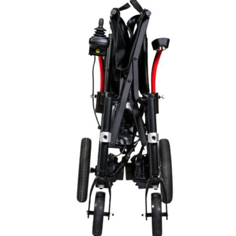 Feather Ultra Lightweight Powerchair Folded Front View