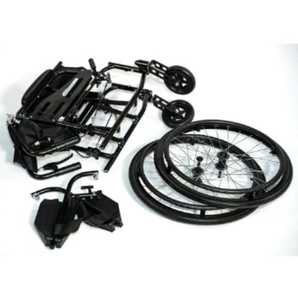 Feather Lightweight Wheelchair Diassembled