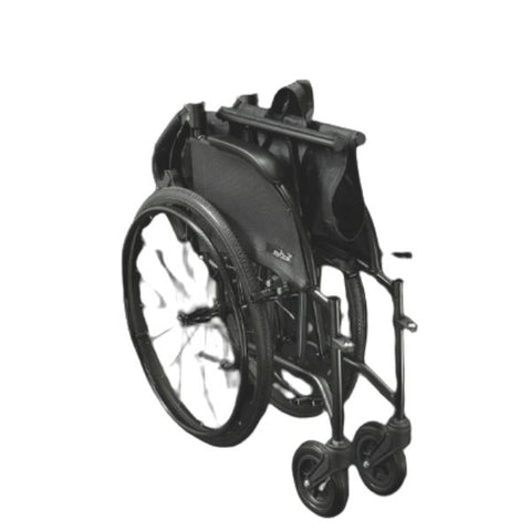 Feather Lightweight Wheelchair Folded Front-Right View