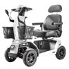 Image of FreeRider USA FR1 4 Wheel Bariatric Mobility Scooter White Front View
