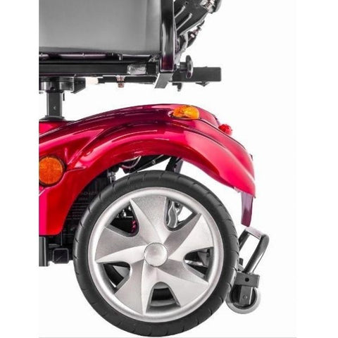 FreeRider USA FR510FII 4 Wheel Bariatric Scooter 500lbs Rear Wheel View