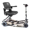 Image of FreeRider USA Luggie Deluxe 4 Wheel Folding Travel Scooter Champagne Right View