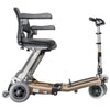 Image of FreeRider USA Luggie Deluxe 4 Wheel Folding Travel Scooter Side View