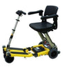 Image of FreeRider USA Luggie Elite 4 Wheel Bariatric Foldable Travel Scooter Yellow Right View