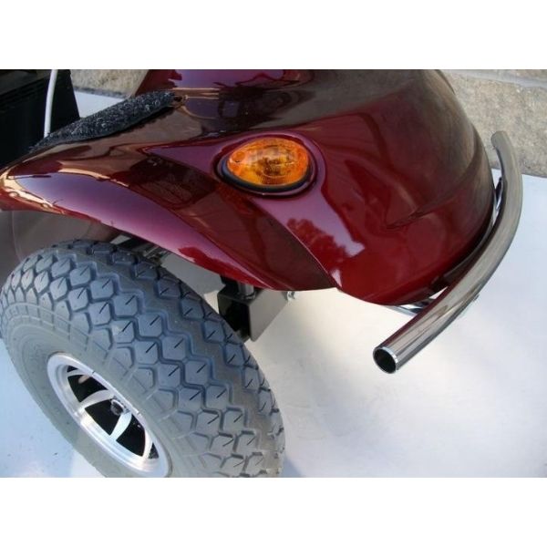 Golden Technologies Avenger 500lb Capacity 4-Wheel Scooter GA541D Front Wheel View