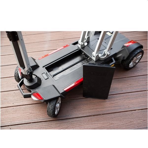 Golden Technologies Buzzaround Carry On Folding Mobility Scooter Removed Battery View