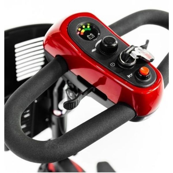 Golden Technologies Buzzaround Extreme 3-Wheel Mobility Scooter GB118 Delta Handlebar View