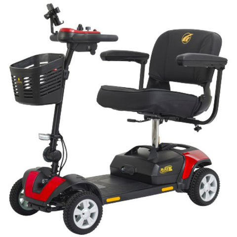 Golden Technologies Buzzaround XL 4-Wheel Mobility Scooter GB124A-STD Red Color View 
