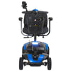Image of Golden Technologies Buzzaround XLS-HD 4-Wheel Mobility Scooter GB124A-SHZ Blue Color Front View 