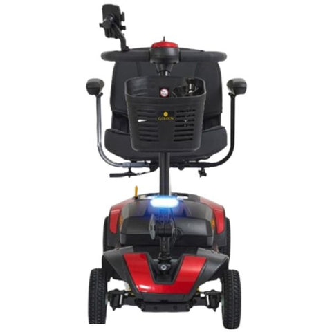 Golden Technologies Buzzaround XLS-HD 4-Wheel Mobility Scooter GB124A-SHZ Red Color Front View