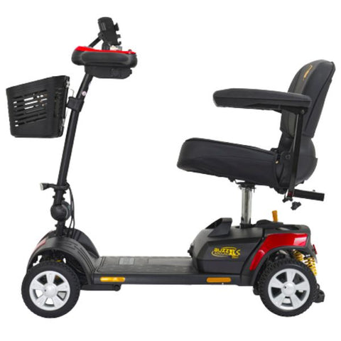 Golden Technologies Buzzaround XLS-HD 4-Wheel Mobility Scooter GB124A-SHZ Red Color Right Side View
