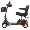 Image of Golden Technologies Buzzaround XLS-HD 4-Wheel Mobility Scooter GB124A-SHZ Red Color Right Side View