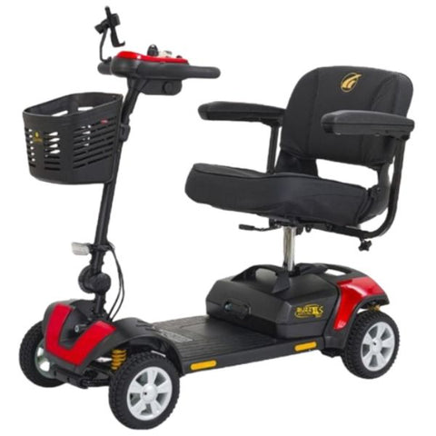 Golden Technologies Buzzaround XLS-HD 4-Wheel Mobility Scooter GB124A-SHZ Red Color
