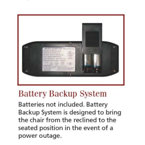 Golden Technologies PR-515 MaxiComfort Cloud Twilight Battery View