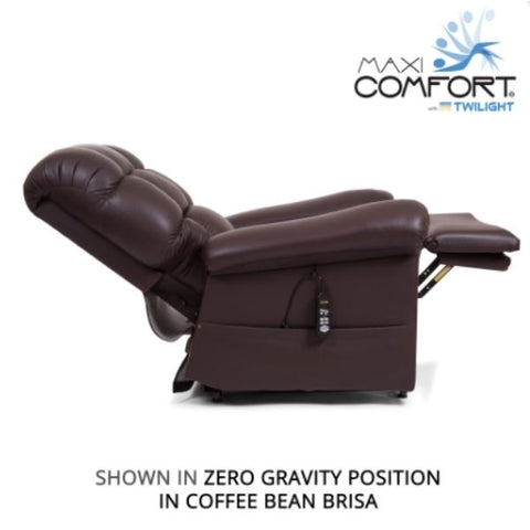 Golden Technologies PR-515 MaxiComfort Cloud Twilight Full Recline Position View