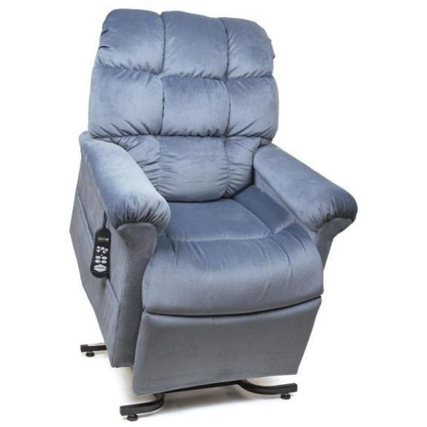 A front view of the Golden Technologies Cloud Zero Gravity Maxicomfort Lift Chair PR510 Calypso in a stylish design, perfect for ultimate comfort and relaxation.