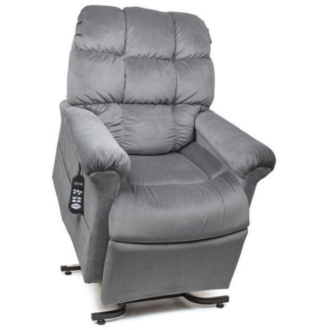 Golden Technologies Cloud Zero Gravity Maxicomfort Lift Chair PR510 Sterling Front View