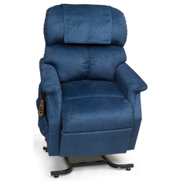 Image of a Golden Technologies Comforter 3-Position Lift Chair in Admiral color, viewed from the front.