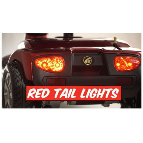 Golden Technologies Companion 3-Wheel Full Size Scooter GC340C Red Tail Lights