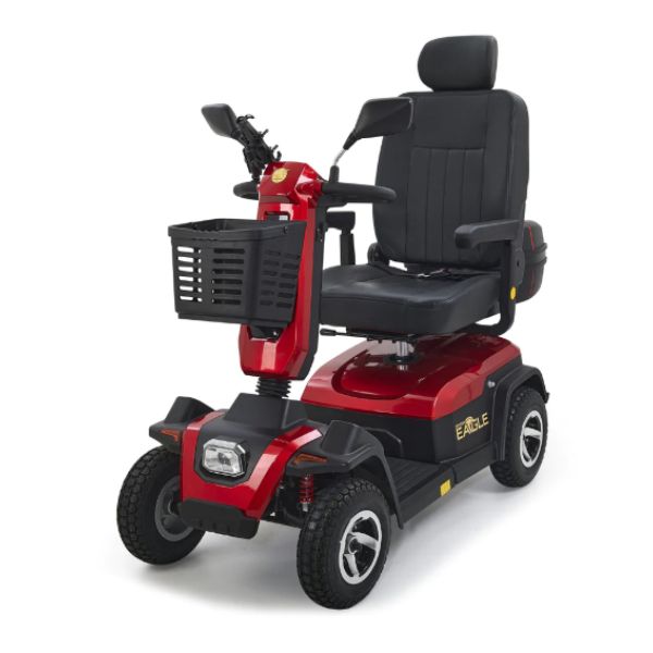 A sleek and modern 4-wheel mobility scooter from Golden Technologies, perfect for those seeking independence and ease of movement.