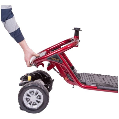Golden Technologies LiteRider 3-Wheel Mobility Scooter GL111D  Lifting the Frame