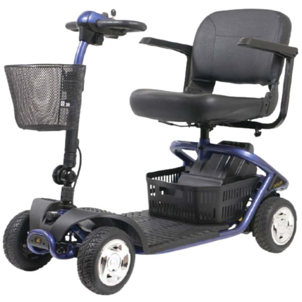 Golden Technologies LiteRider 4 Wheel Mobility Scooter GL141D Blue Color