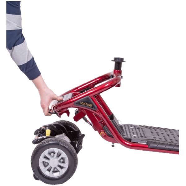 Golden Technologies LiteRider 4 Wheel Mobility Scooter GL141D Separate Frame from rear wheels 