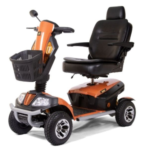 Golden Technologies Patriot Bariatric 4-Wheel Scooter GR575D Orange Left View