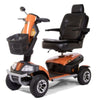 Image of Golden Technologies Patriot Bariatric 4-Wheel Scooter GR575D Orange Left View