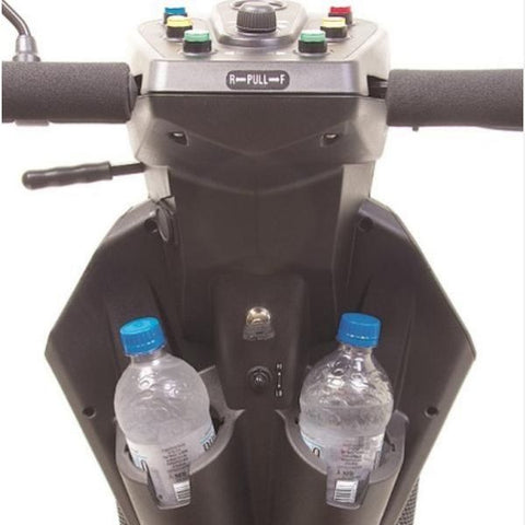 Golden Technologies Patriot Bariatric 4-Wheel Scooter GR575D Two Cold Liquid Water Bottles Standard View