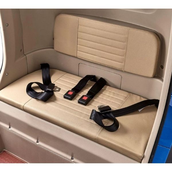Green Transporter QRunner Rear Seat View