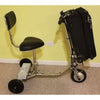 Image of HandyScoot Folding 3 Wheel Travel Mobility Scooter Front Luggage Bar View