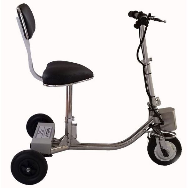 HandyScoot Folding 3 Wheel Travel Mobility Scooter Right Side View