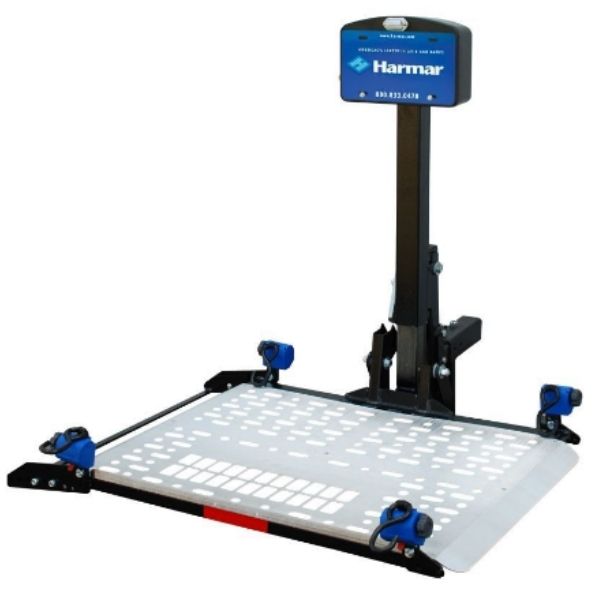 Harmar AL300 Fusion Power Chair and Scooter Lift self-tensioning retractors View