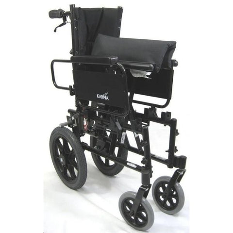 Karman Healthcare KM-5000-TP Reclining Wheelchair Folded View