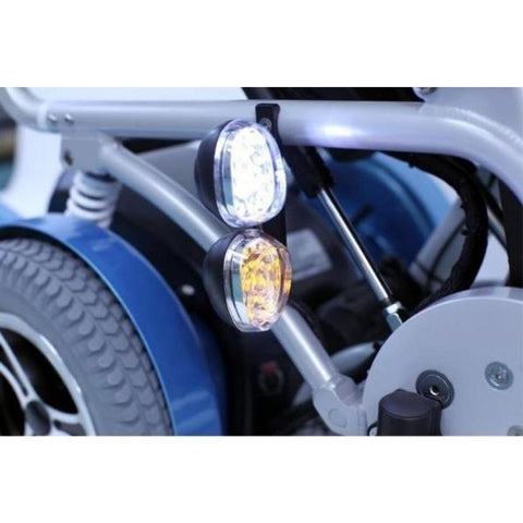 Karman Healthcare XO-505 Standing Power Wheelchair Rear dual headlights View