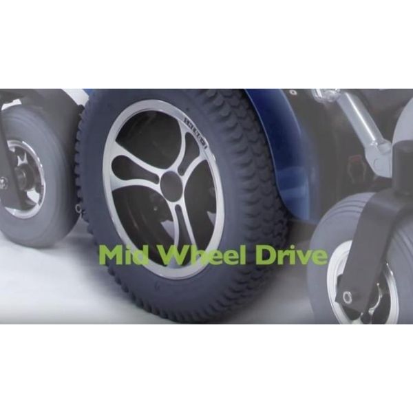 Karman Healthcare XO-505 Standing Power Wheelchair Wheels drive View