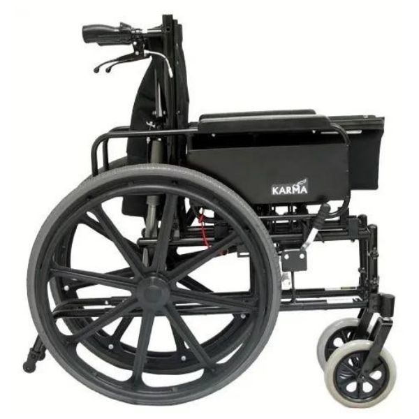 Karman KM5000F Recliner Wheelchair Side Folded View