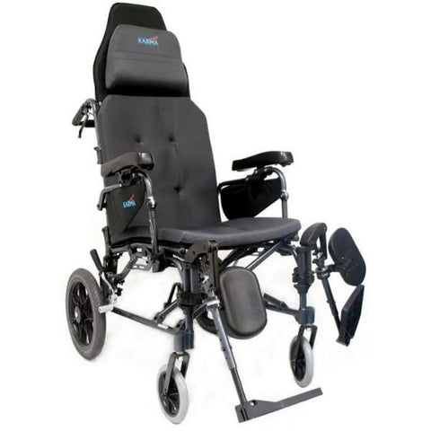 Karman MVP-502-TP Reclining Wheelchair Front Side View