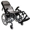 Image of Karman VIP-515 Tilt-in-Space Wheelchair Adjustable Footrest and Backrest View