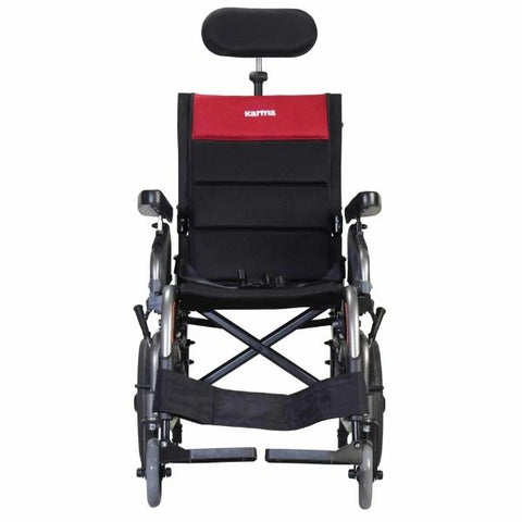 Karman VIP2 Tilt-in-Space Wheelchair Front View