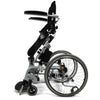 Image of Karman XO-101 Manual Push Power Assist Stand Wheelchair Footplates and Full length armrests View