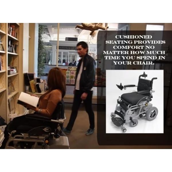 Karman XO-202 Full Stand Up Power Chair Comfort Sitting View