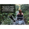 Image of Karman XO-202 Full Stand Up Power Chair Flat Tires View