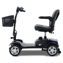 Metro Mobility M1 Portal 4-Wheel Mobility Scooter Blue Left Side View