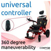 Image of Majestic IQ-8000 Remote Controlled Electric Wheelchair with Recline 360 Maneuverability