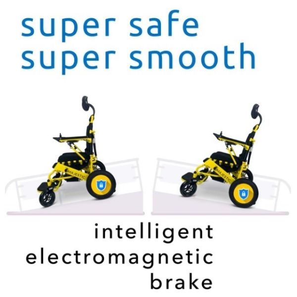 ComfyGo IQ-8000 Folding Power Wheelchair With Remote Control